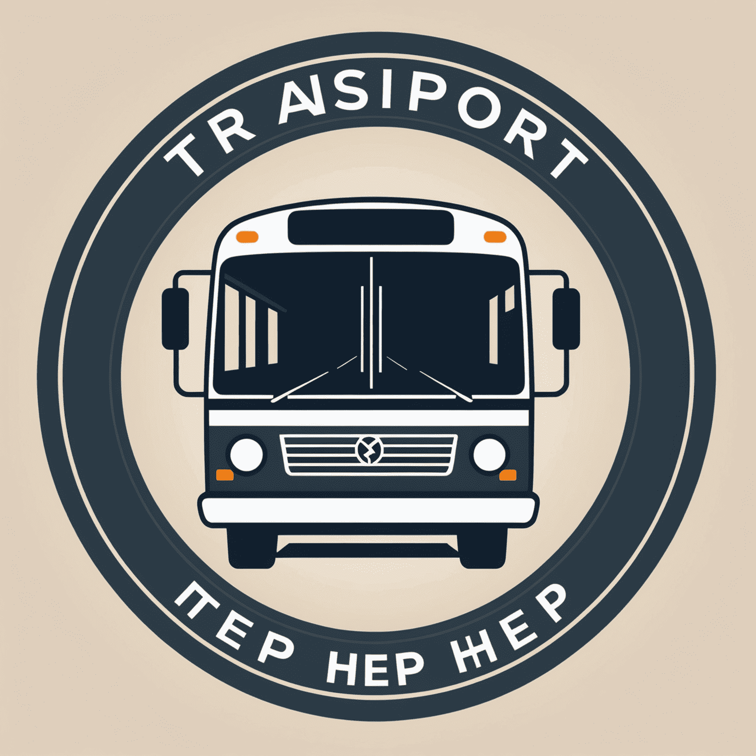 Transport Help Logo - A stylized bus or train icon with the text 'Transport Help' in a modern font