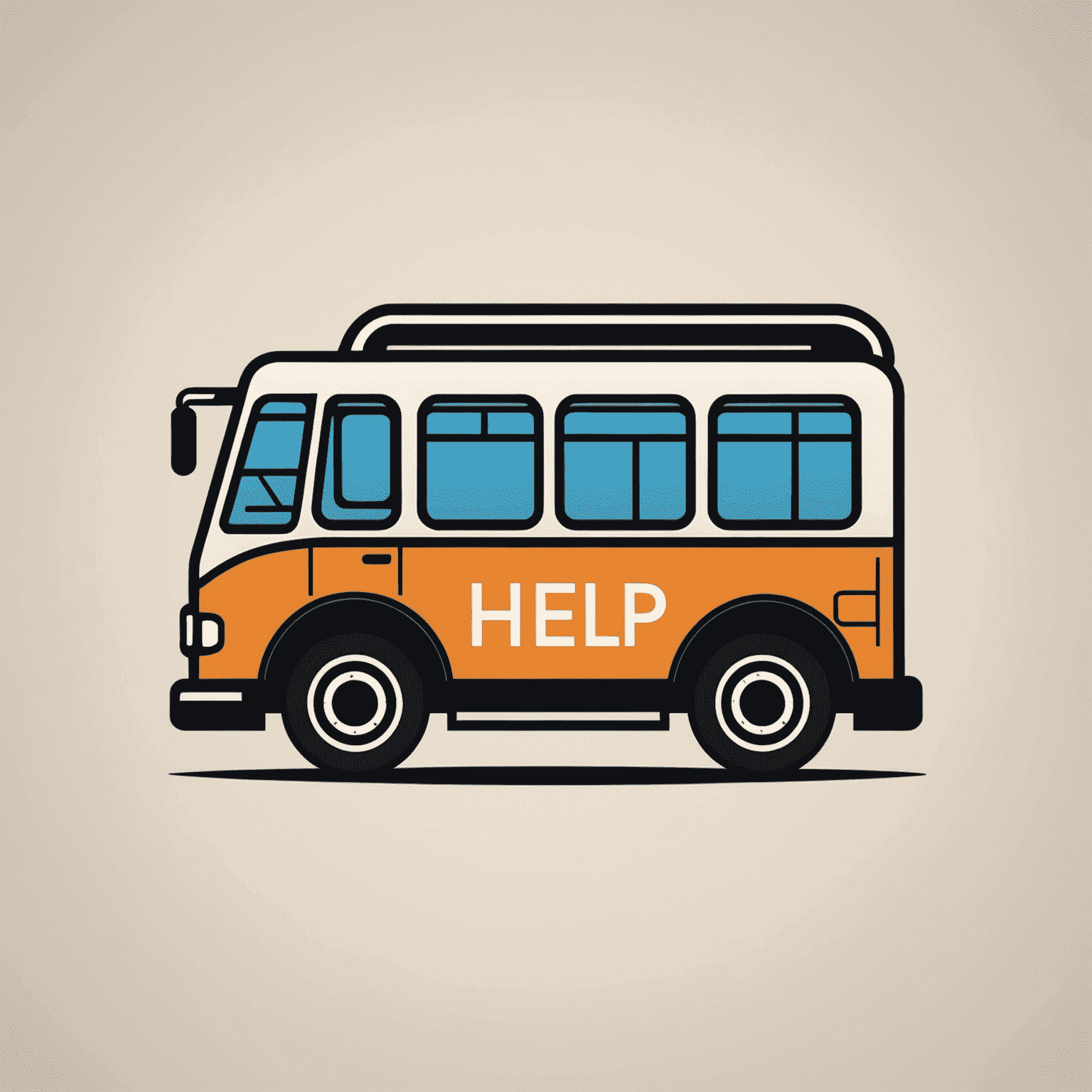 Transport Help Logo - A stylized bus or train icon with the text 'Transport Help' in a modern font